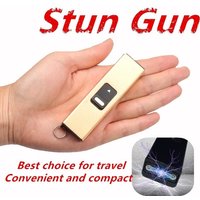 2025 Mini LED Flashlight Stun Gnn Self Defense Rechargeable Electric Tazer Flashlight