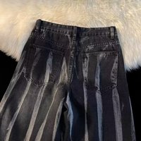 Clothing Washed tie dyed straight denim shorts