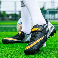 Children's Football Shoes Boys And Girls Elementary School Students Velcro Teen Training Broken Nail Shoes