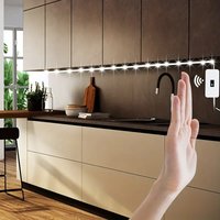Smart Hand Sweeping Sensor LED Strip Light 5V Low Voltage USB Powered 2835 Single Light Bar Desk Cabinet Ambient Lighting