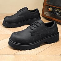 European Cross border Plus Retro British style Thick soled Derby Shoes Suit Shoes Spring 2025