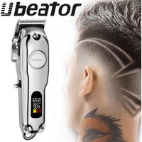 LCD Screen Hair clipper trimmer 100-240V cut electric rechargeable professional powerful cutter hair cutting hine