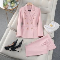 Clothing High End Suit Set Fashion Temperament Goddess Style Professional Suit Two Piece Suit