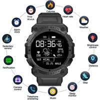 2024 FD68S Watch Bluetooth Smartwatch Touch Smart Fiess Bracelet Connected Watches IOS Android