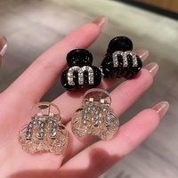 Side Hairpin Small Forehead Clip High end Headdress Small Clip Female Bangs Clip Half grab Hair Accessories