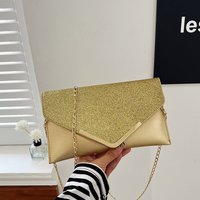 Clutches Bags Fashionable Glitter Dinner Bag V shaped Sequined Pie Clutch Bag Chain Single shoulder Crossbody Bag