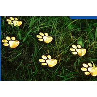 New Solar Cat Outdoor Creative Animal Paw Decorative Garden Courtyard Waterproof Lawn Light