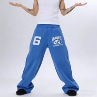 Clothing Trousers Fashion Personality Street Couple Sweatshirt Three Horizontal Loose Sports Pants Straight