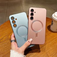 Magnetic Paint Phone Case Samsung Galaxy S26 Ultra S25+ A17 A56 A36 A26 A16 A55 A25 A35 A15 A07 Silicone