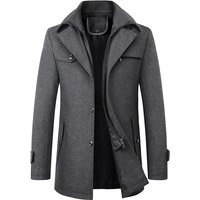 Men's Clothing Coat Men Business Casual Fashion Men's Thick Warm Oversized Men's Trenchcoat