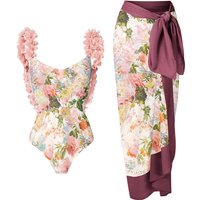 one piece swimsuit handmade applique backless sexy swimsuit suit