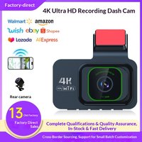 3inch Dash Cam 2K Ultra HD No Installation Night Vision GPS 4K Front Rear Dual Lens Dashcam