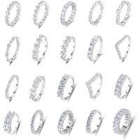 European American Cross Border S925 Sterling High Carbon Diamond HW Ins Style Niche Light Luxury