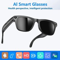Smart Glasses Camera Recording AI Photo Recognition Bluetooth Call Translation Voice Assistan Sunglasses