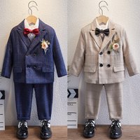 Baby’s clothing Children’s suit Boy Flower child dress piano performance costume Big Child handsome child suit coat Autumn winter