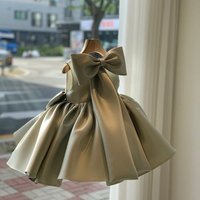 Christmas princess foreign host piano performance fluffy dress one year old dress