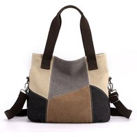 Fashionable bag large capacity cloth bag single shoulder handbag