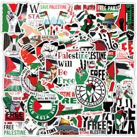 50 pieces of Pakistan-Palestine graffiti stickers to decorate luggage motorcycle waterproof stickers