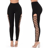 leggings Side cross leggings Leggings leggings