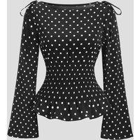 Women's Sexy Off-Shoulder Slim Fit Polka Dot Vest European And American Style New Niche Cross Border Design in Stock