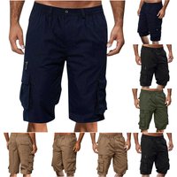Men’s Clothing Men’s Casual Multi Pocket Work Shorts Men’s Loose Outdoor Casual Pants Shorts
