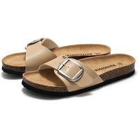 RUIZUSTOC Summer Cork Slippers Women's Sandals Casual Beach Shoes Trendy