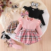 Mother & Chic Knit Sleeveless Bodysuit & Socks Set Soft Cotton 3 Piece Outfit Headband 