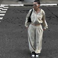 Women's Clothing Casual Suits Long Sleeved Hooded Cardigan Elastic Trousers Two Piece Suit