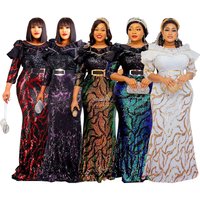 supply goods sequin embroidery long skirt slim mermaid skirt evening dress performance clothing