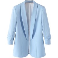 casual roll sleeved lapel small suit jacket