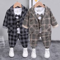 Children’s clothing Baby boy suit jacket three-piece boy dress suit casual suit boy suit