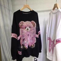 Clothing Large Heavy Hot Diamond Sweater Cute Little Autumn Winter Loose Medium Long Slim Top