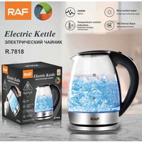 Premium Borosilicate Glass Electric Kettle With Blue LED – 2.0L Fast Boiling, Auto Shut-Off, EU Plug, 2000W For Home & Office