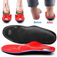Best EVA Orthopedic Sole Insoles Pad X O Type Leg Correction Flat Foot Arch Support Sport Shoes Insert