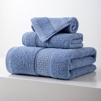Home Textile Pure Cotton Bath Towel Three Piece Set Square Towel Bath Towel Soft Absorbent Not Easy To Shed Hair Face Towel