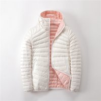 Reversible Lightweight Hooded Puffer Jacket For Women – Dual-Color Quilted Down Coat (10 Color Combos, Sizes S-4XL)