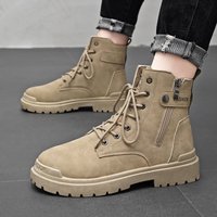 Style High top Desert Short Boots Workwear Autumn Breathable Mid top Outdoor Boots 8606