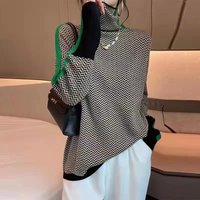 Design Lazy Loose Sleeve Imitation Wool Turtleneck Sweater
