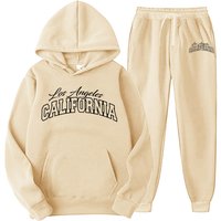 Clothing 2024 Suits Cross Border Foreign Trade Pullover Sweater Sports Suits Fashion Fleece Hoodie