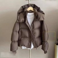 Clothing Detachable Hood Puffer Jacket – Thick Sherpa Lined Winter Coat Petite