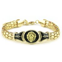 Fashion Luxury Punk Lion Head Snake Bone Bracelet for Women Men Bangle Bracelet Classic Trendy Brand Jewelry