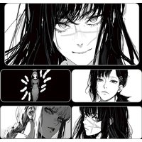 Unbeatable Quality Chainsaw Man Chiato Mouse Oversized Black And White Anime Secondary Student Office Computer Keyboard Pad Table Mat