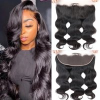 Body Wave 13×4 Lace Frontal Brazilian 100% Human Hair Remy Handtied Lace Frontal Soft Lace Frontal Only 8-26inches Human Hair Closure