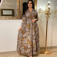 new style European and American sexy fashion digital printed women's dress