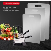 Cutting Boards Kitchen Titanium Cutting Board Food Grade Stainless Steel Cutting Board Meat Fruit Vegetables Outdoor Or Indoor