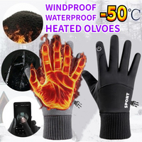 Winter Touch Screen Windproof Thickened Warm Wool Cashmere Full Fier Gloves Cycli Bike Motorcycle Skii