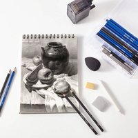 Qili Sketching Pencil Set - Professional Art Drawing Kit With HB, 2B, Charcoal Pencils, Wooden Case, Ideal For Beginners & Artists