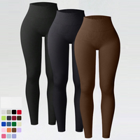 Clothing Thread Seamless Yoga Pants Breathable Sports Tights High Waist Sports Yoga Clothes Bottoming Fitness Pants