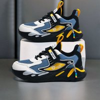 Shoes Spring Autumn Shoes Breathable Waterproof Middle Large Running Shoes Student Leather Shoes