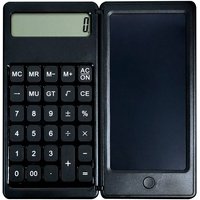 Calculadora plegable con pantalla LCD: herramienta financiera y de oficina portátil para contadores, estudiantes y profesionales.